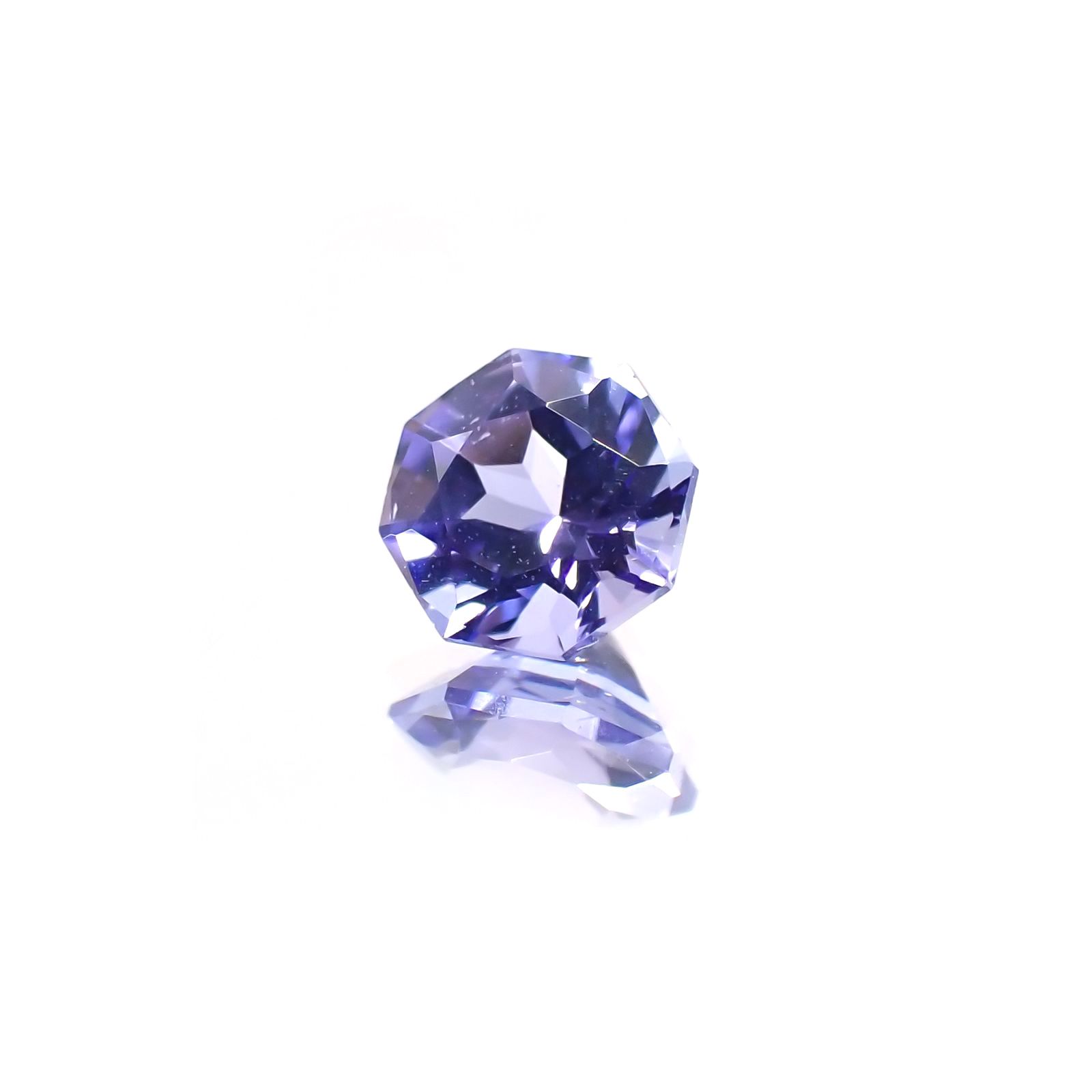 ◇オクタゴンカット◇タンザナイトSA(宝石名タンザナイト) タンザニア産 0.31ct 識別済[210611001]4.1×4mm前後