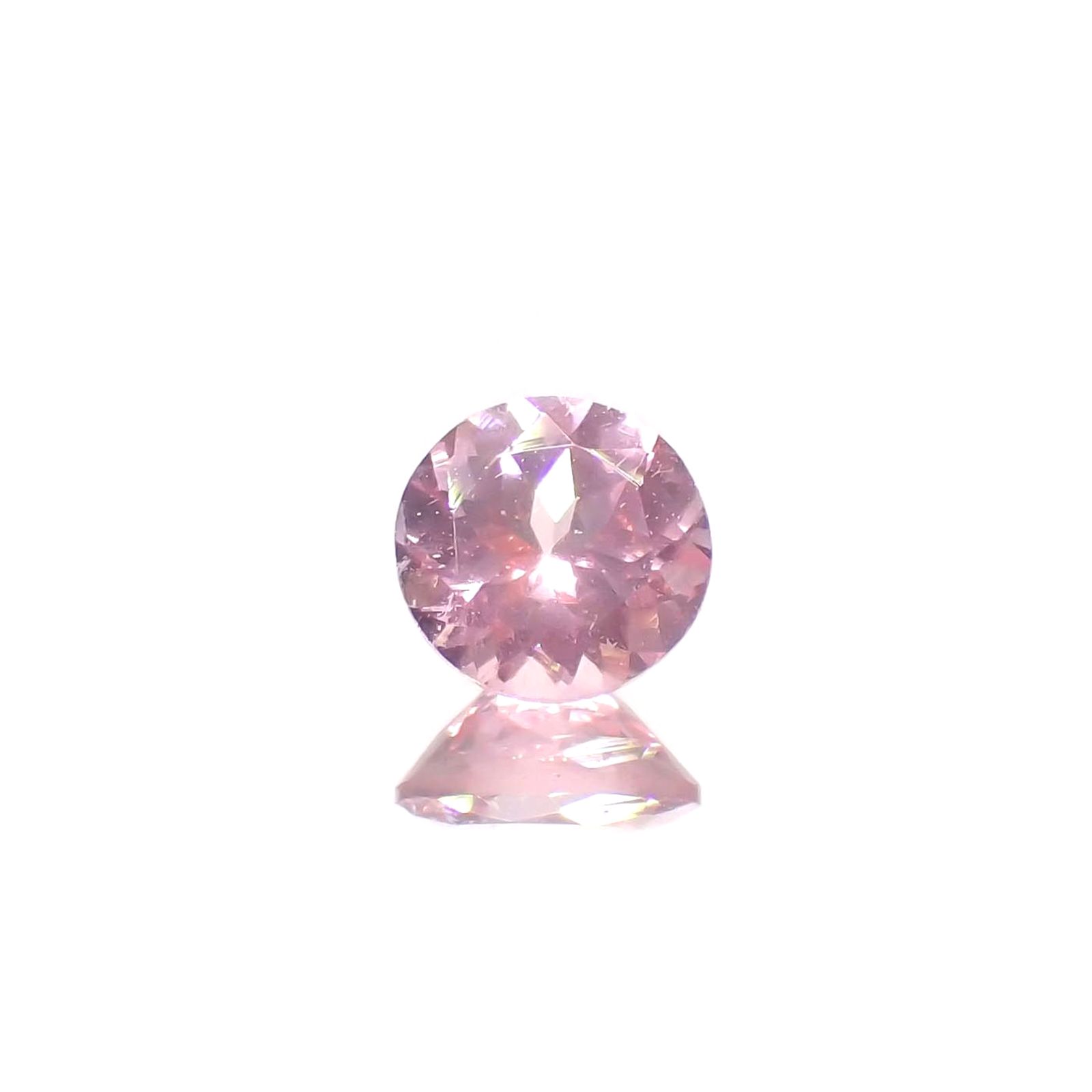 シルキーピンクスピネル タンザニア産 0.36ct / 4.3x4.3mm前後 [230421572]