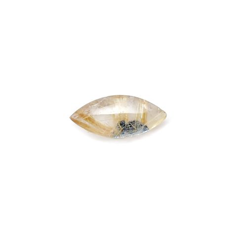 太陽ルチルクォーツ ブラジル産 5.42ct[240427305]20x8.9mm前後