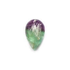 エンジェルフェザーフローライト(宝石名バライト イン フルオライト) 中国産 識別済 75.74ct / 38x24mm前後 [20073580]