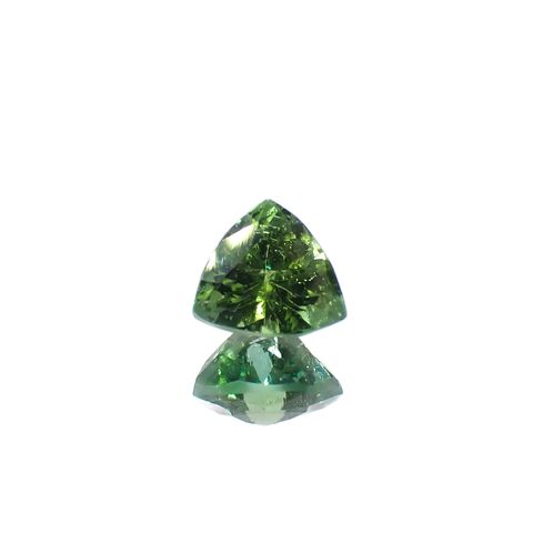 グリーントルマリン(宝石名トルマリン)アフガニスタン産 0.78ct 識別済[240527794]5.8x5.5mm前後