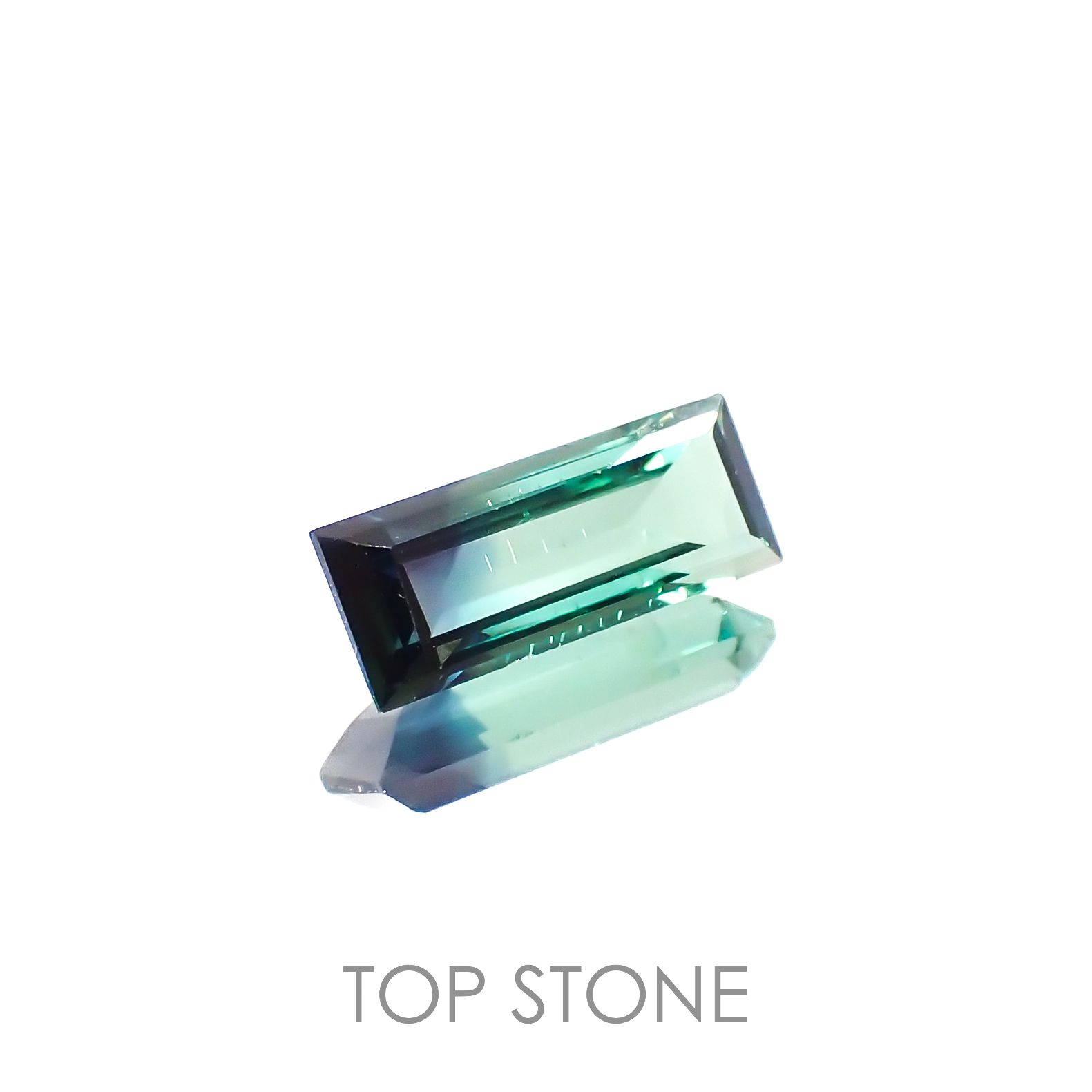 バイカラートルマリン コンゴ民主共和国産 1.10ct[230220533]9.5x3.8mm前後