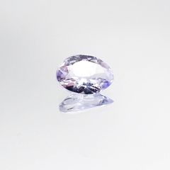 ラベンダーゾイサイト(宝石名ゾイサイト)タンザニア産 0.61ct 識別済[230522014]6.7x4.9mm前後