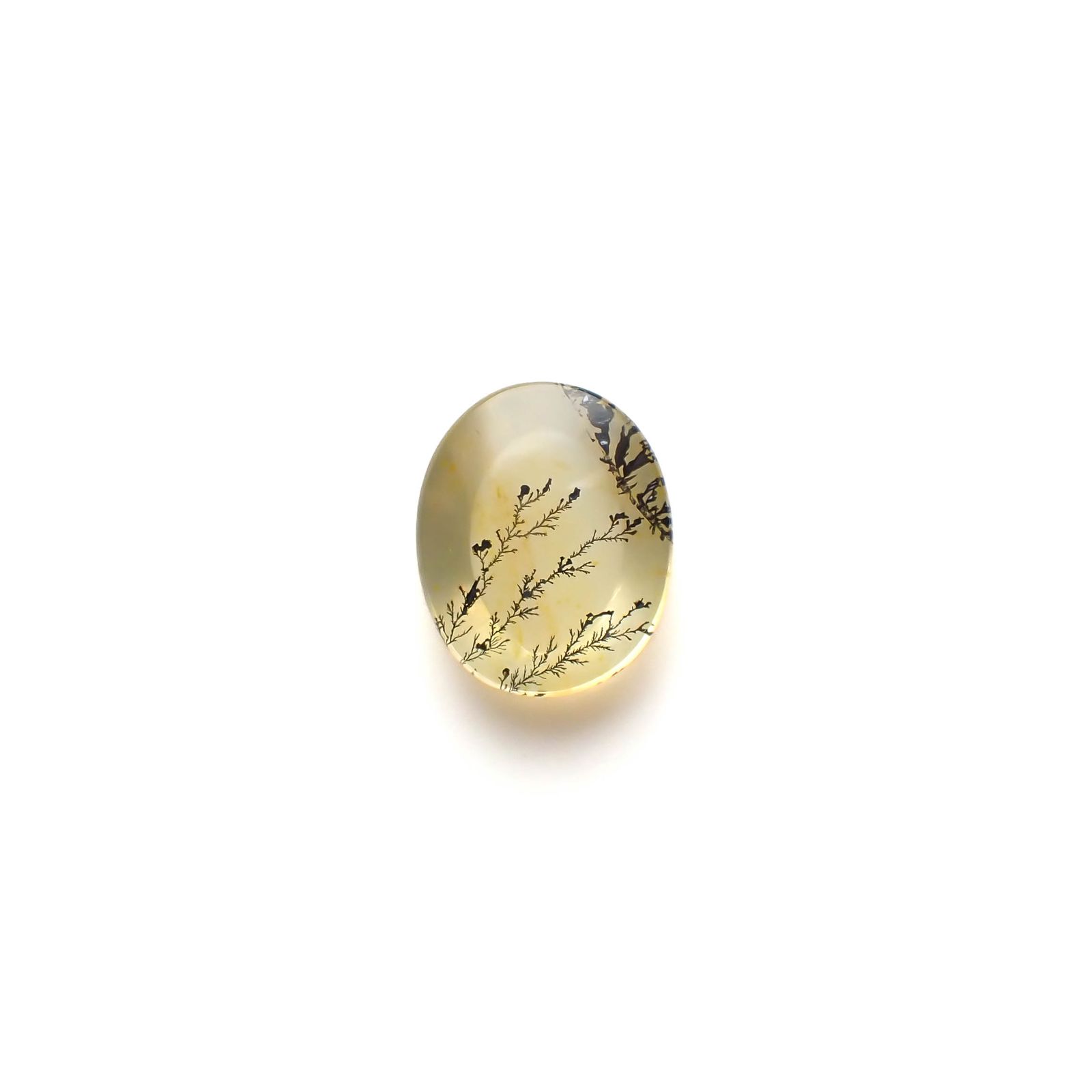 デンドリチッククォーツ ブラジル産 3.72ct[230622443]12.3x10mm前後