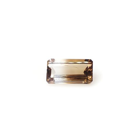 バイカラーシトリン ブラジル・ミナスジェライス州産 4.61ct[240326452]13.5x7.4mm前後
