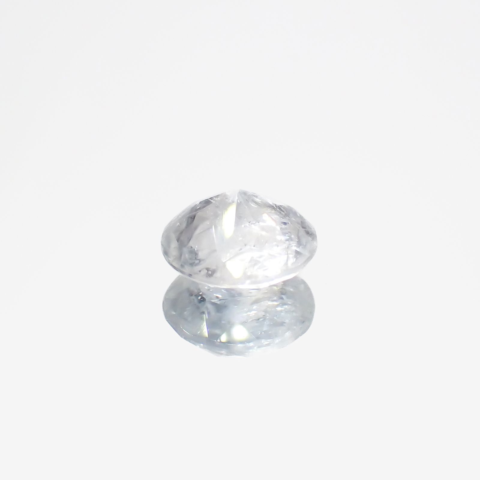 ユークレース(宝石名ユークレース)ブラジル産 1.043ct ソ付(彩珠)[231124257]6.8x6.7mm前後