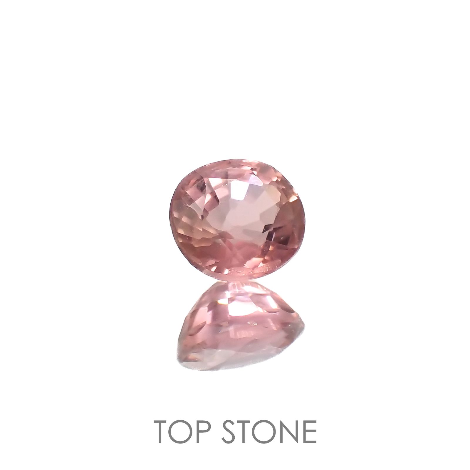 ローズピンクトルマリン(宝石名ピンク・トルマリン)ブラジル/アフリカ産 0.47ct 識別済[221018338]4.8x4.5mm前後
