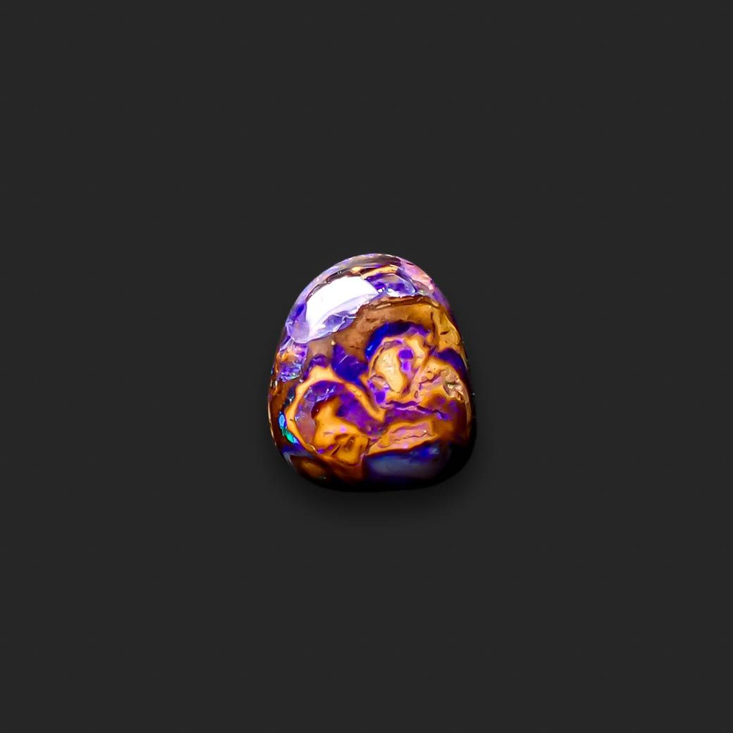 ◇フリーフォーム◇ボルダーオパール オーストラリア産 1.14ct [250330121]7.5x6.1mm前後