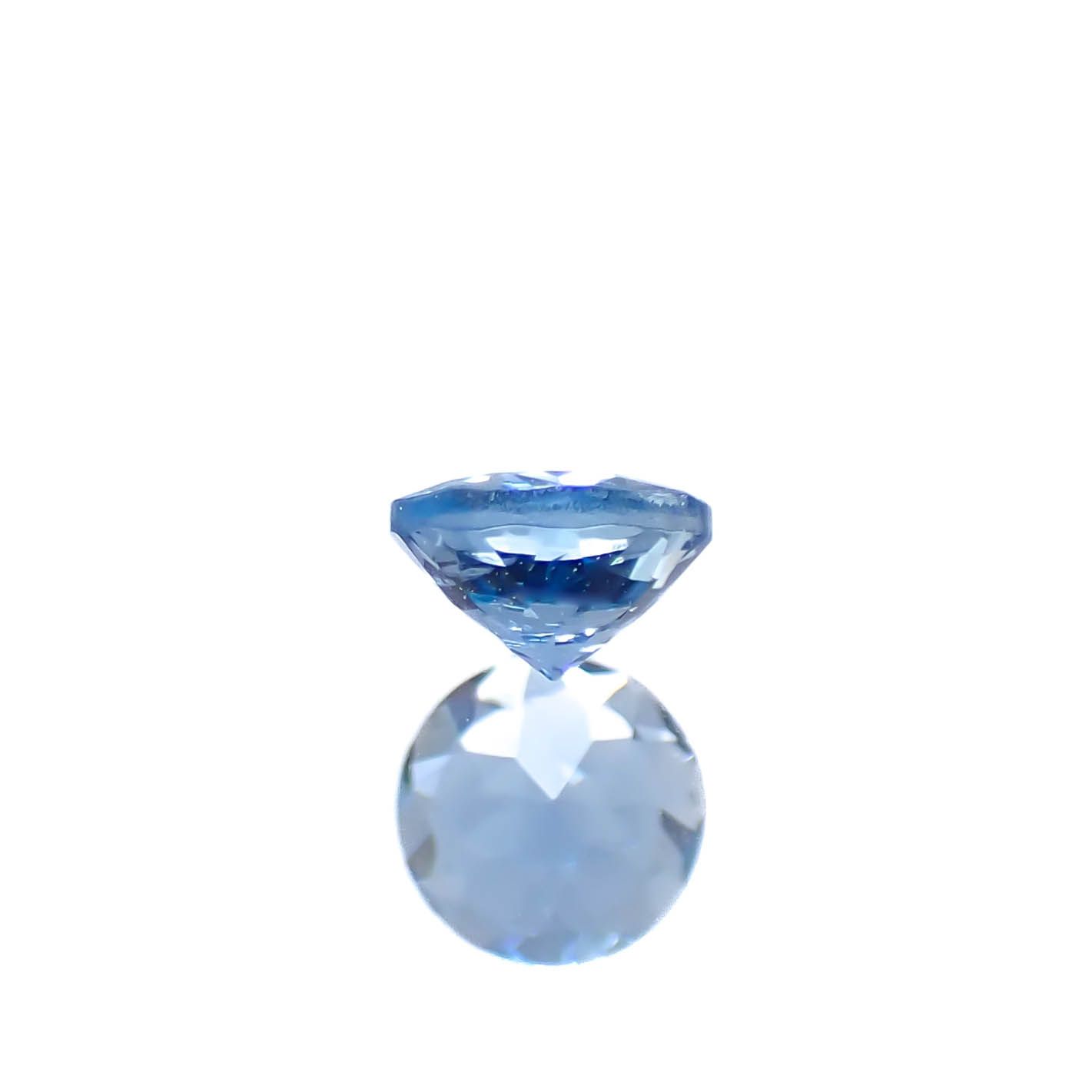 アクアマリン サンタマリアカラー ナイジェリア産 0.22ct [250329944]4x4mm前後