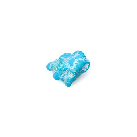 ターコイズ 原石 アメリカ・アリゾナ州キングマン産 11.78ct[240226377]19.2x16.5mm前後