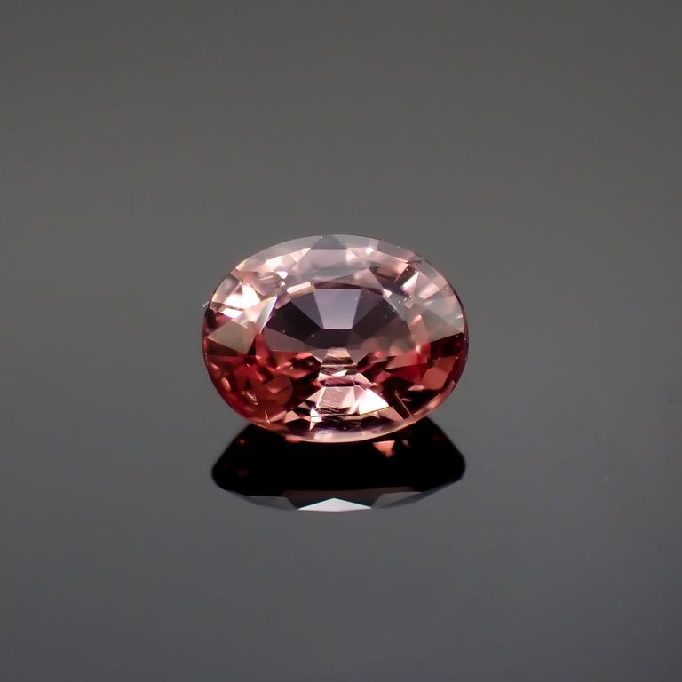 パパラチャサファイア 非加熱(宝石名サファイア/別名パパラチャ・サファイア)スリランカ産 0.41ct GIA鑑付[230421636]4.83x3.96mm前後