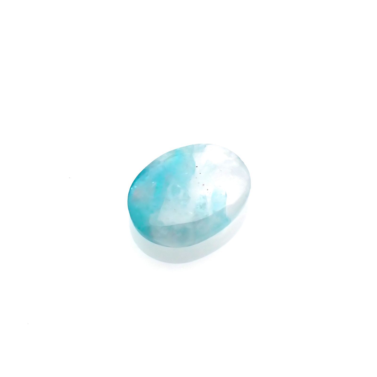 パライバトルマリンインクォーツ ブラジル産 ルース 1.17ct[210912956]8.4×6.4mm前後