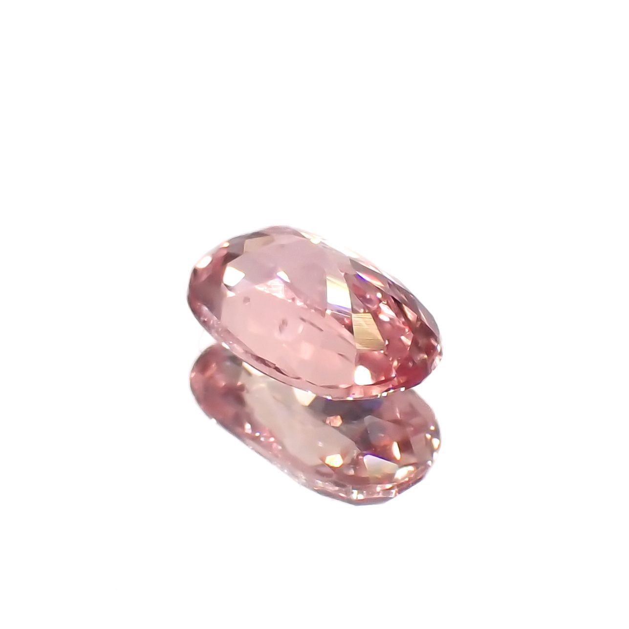 パパラチャサファイア(宝石名サファイア/別名パパラチャ・サファイア)スリランカ産 0.575ct ソ付(DGL)[221219217]6.25x3.9mm前後
