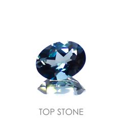 ロンドンブルートパーズ ブラジル産 1.24ct[221219312]7.8x5.9mm前後