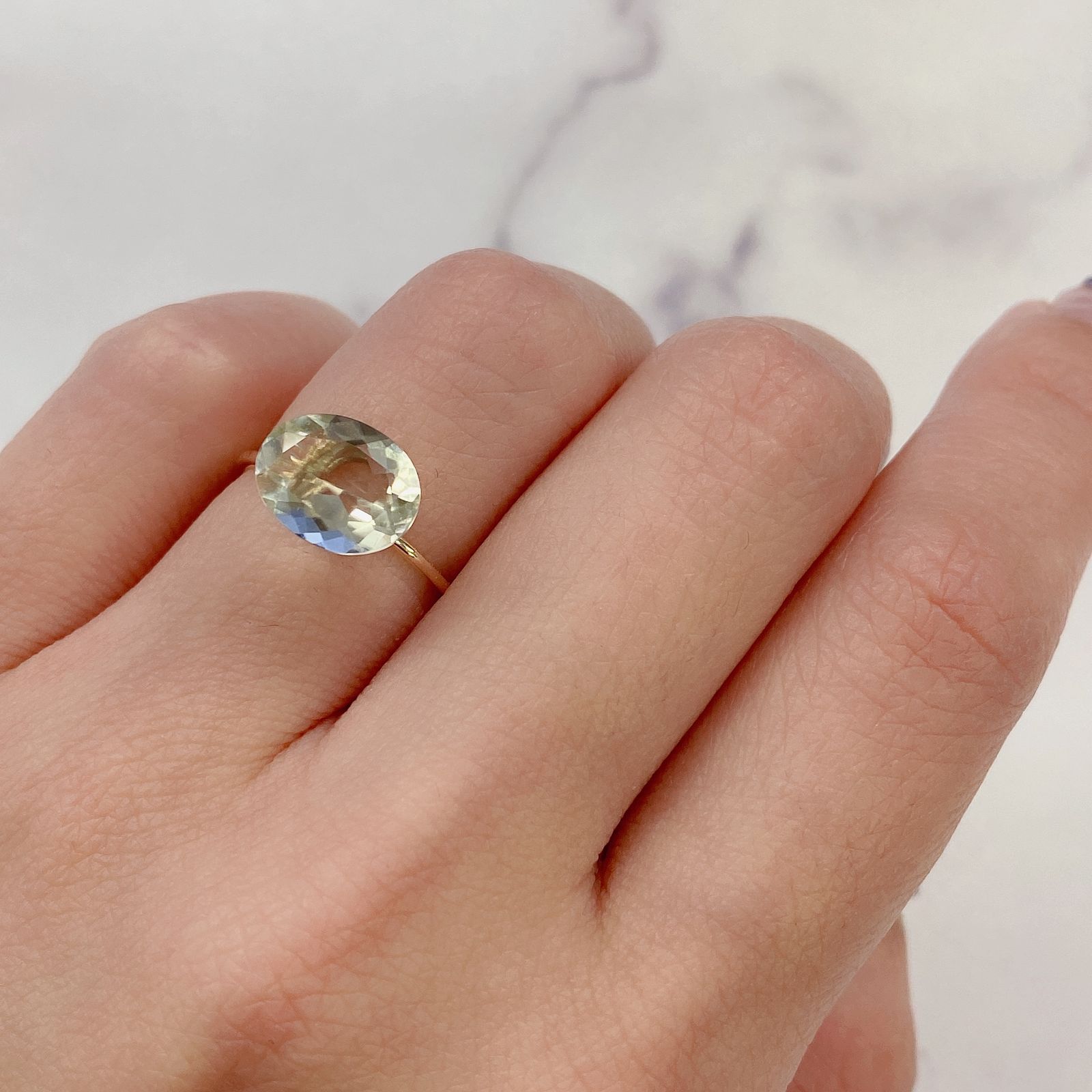 リビアングラス(宝石名インパクトガラス(衝撃溶融ガラス))エジプト・リビア砂漠産 1.69ct 識別済[211213789]10.1x8mm前後