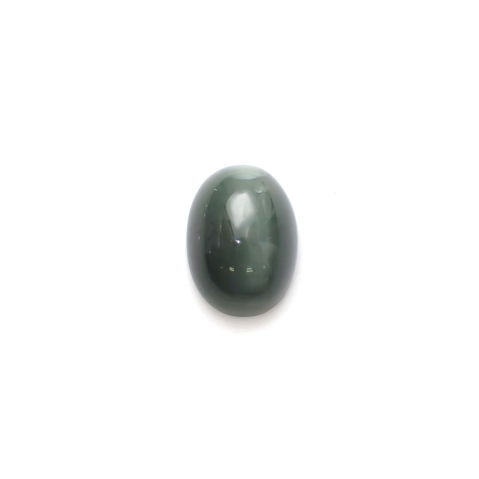 グリーンアパタイトキャッツアイ ブラジル産 14.16ct[240427183]16.8x12.3mm前後