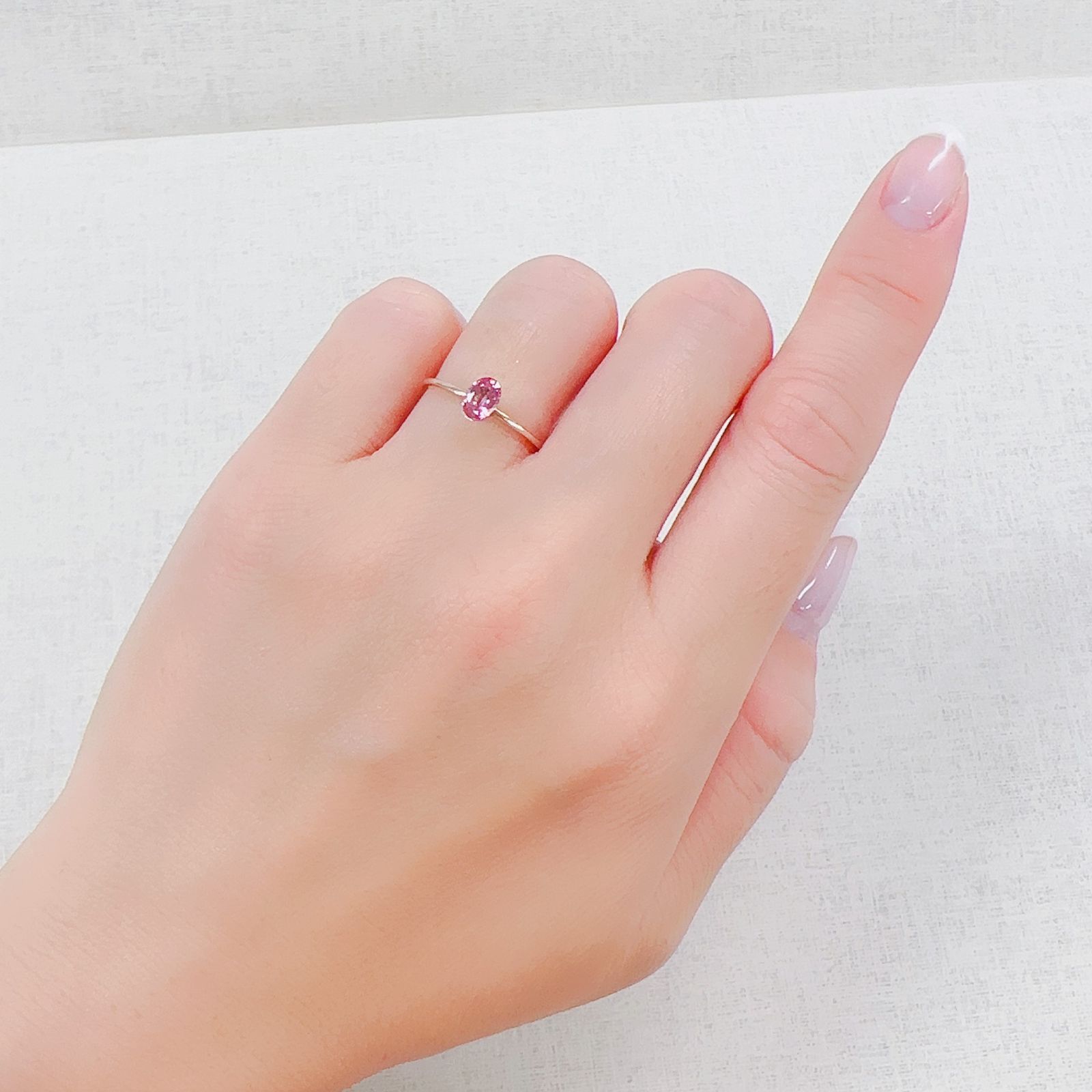 パパラチャサファイア 非加熱(宝石名サファイア/別名パパラチャ・サファイア)スリランカ産 0.48ct GIA鑑付[230521940]5.77x3.97mm前後