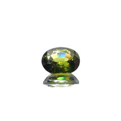 グリーンジルコン スリランカ/カンボジア産 1.08ct[240929088]7x5.4mm前後