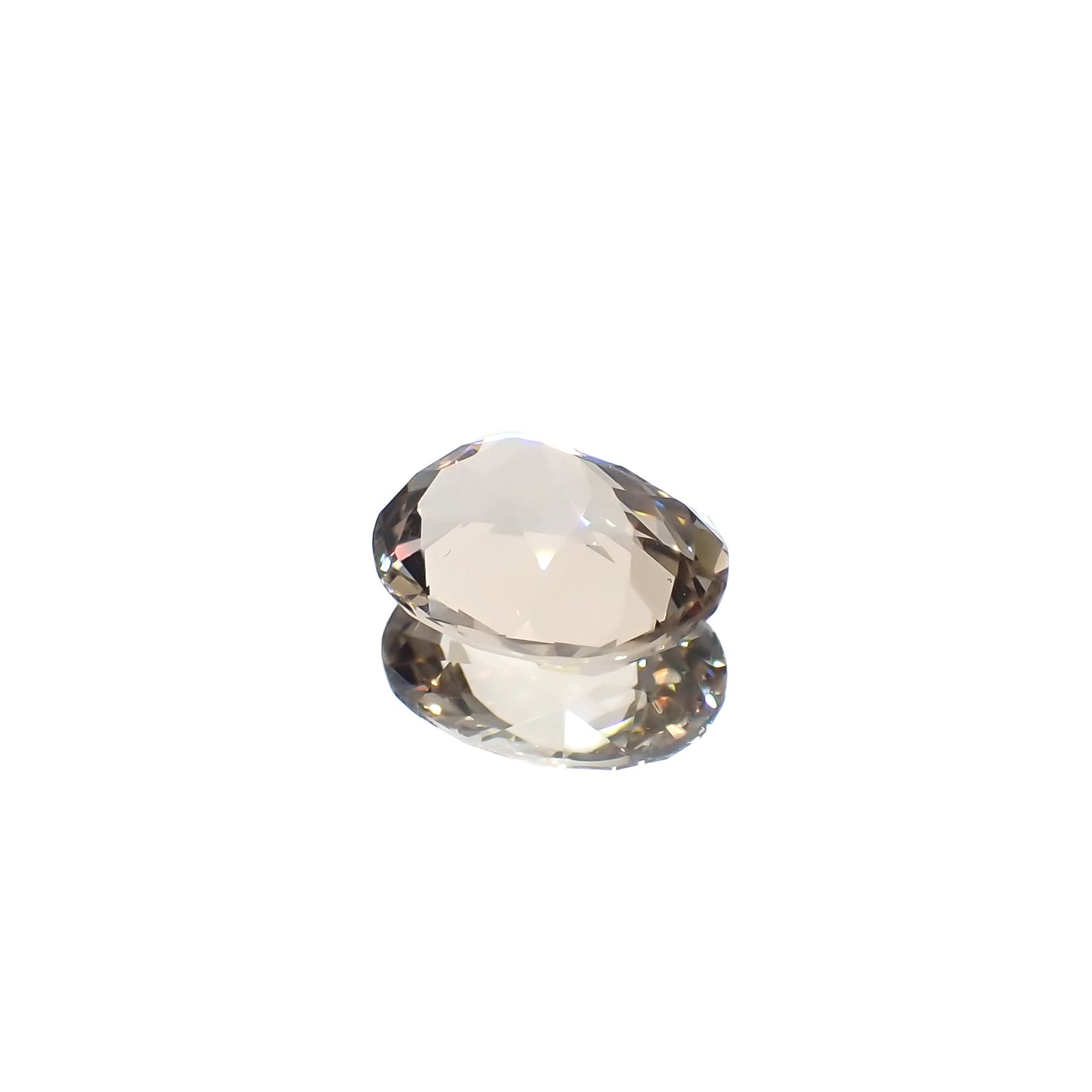 含バリウム・サニディン(宝石名サニディン)ドイツ産 2.62ct 識別済[231224978]10.6x8.6mm前後