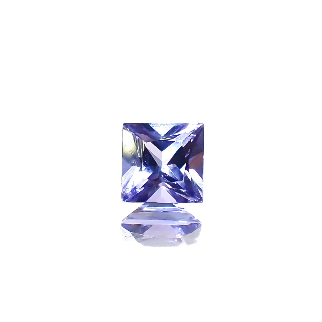 ◇プリンセスカット◇タンザナイト タンザニア産 0.29ct[240427139]3.8x3.8mm前後