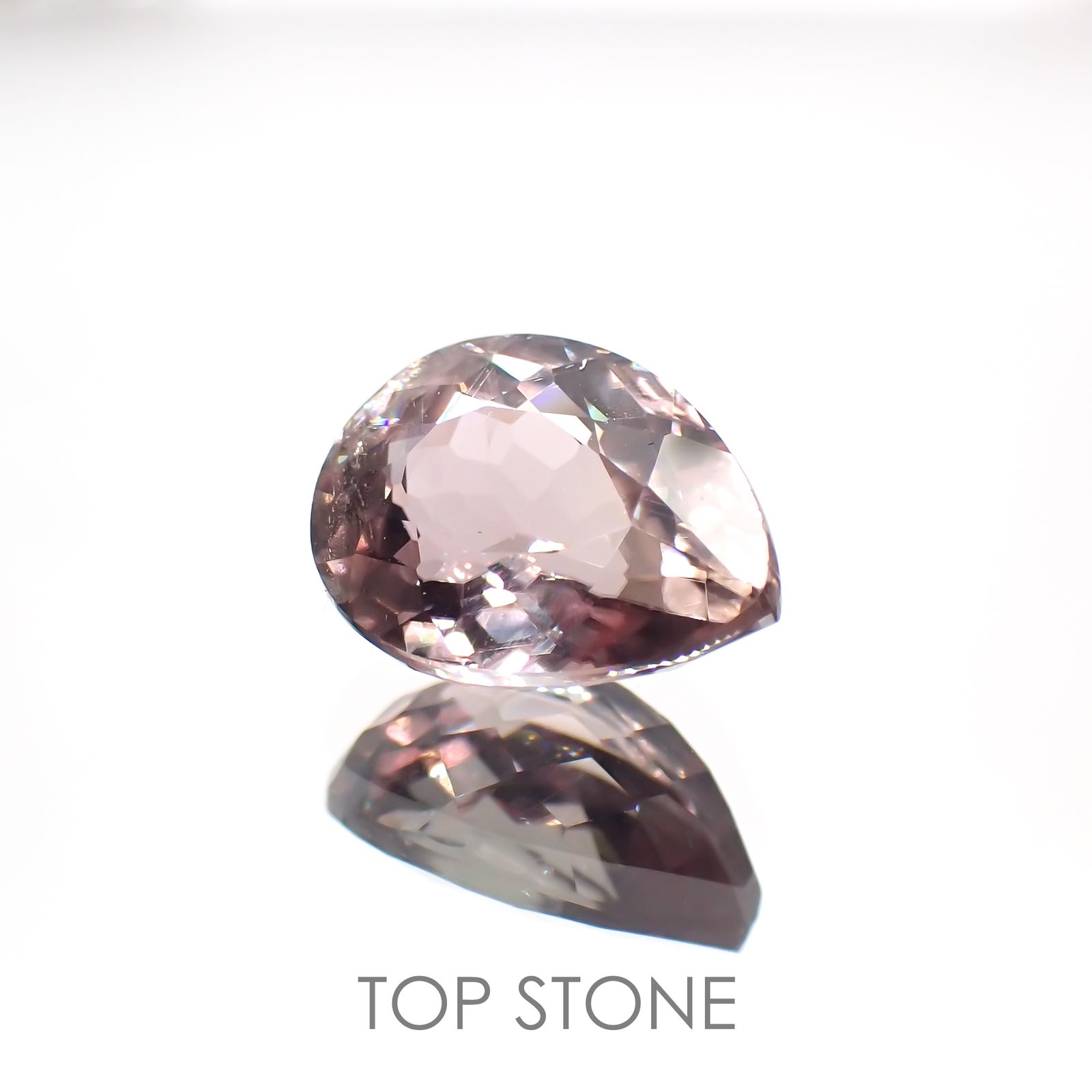 ピンクダイアスポア(宝石名ダイアスポア カラーチェンジ・タイプ) アフガニスタン産 2.863ct ソ付(彩珠)[21019210]10.1×7.7mm前後