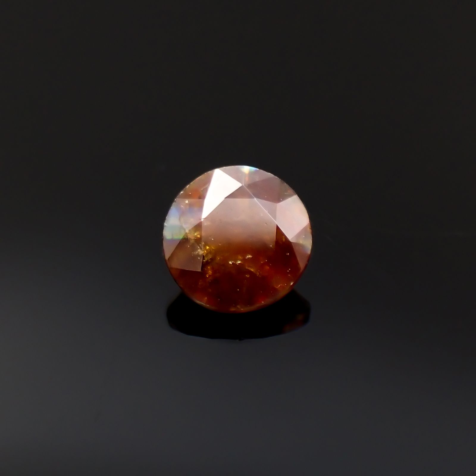 レインボーガーネット 日本・奈良県産 0.55ct[230923304]5x4.9mm前後