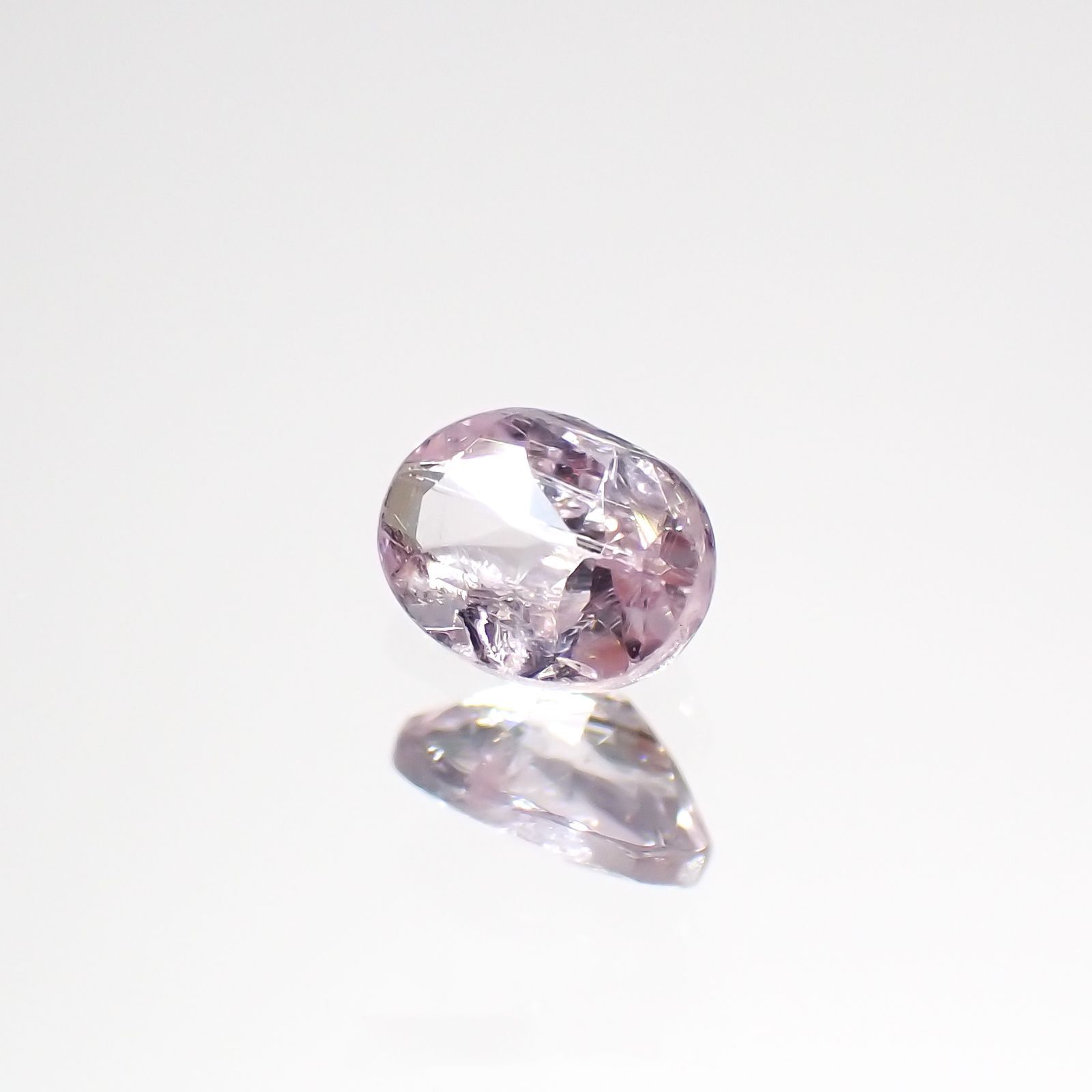 ピンクゾイサイト(宝石名ピンク・ゾイサイト)タンザニア産 0.17ct 識別済[220115055]4x3mm前後