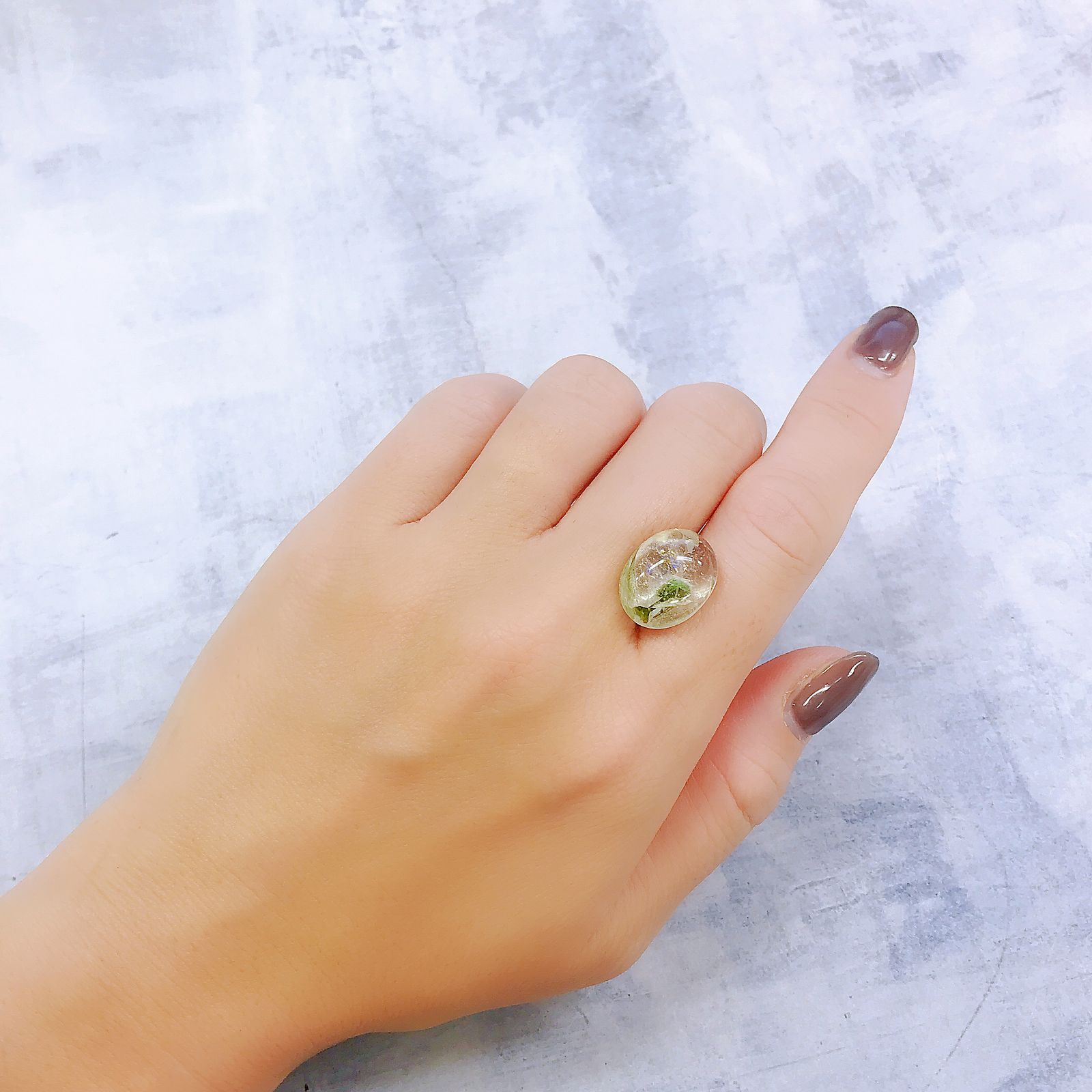 グリーントルマリンインクォーツ ブラジル・ミナスジェライス州産 10.59ct[221018311]15.7x12.4mm前後