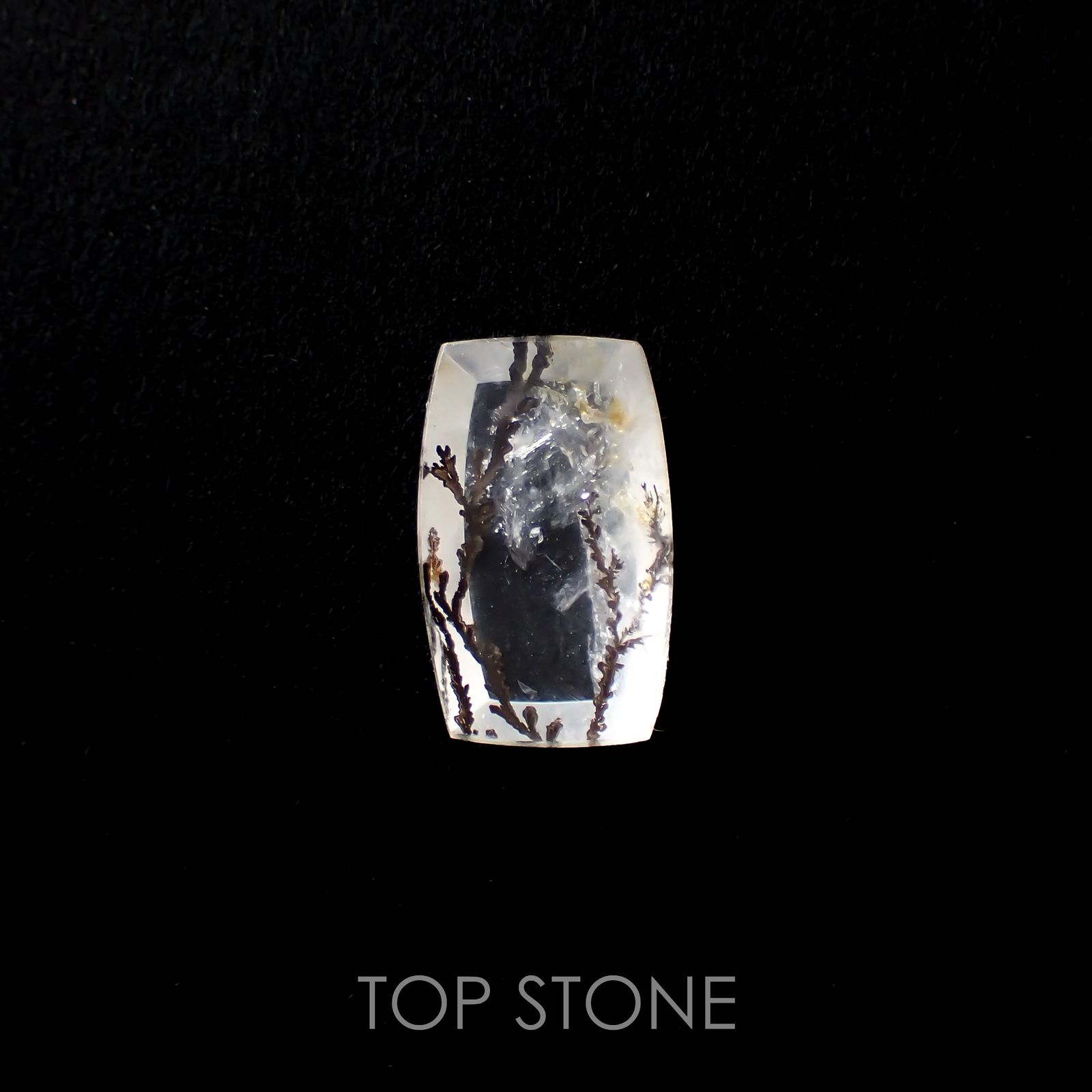 デンドリチッククォーツ ブラジル産 3.60ct[220817336]12.4x7.7mm前後