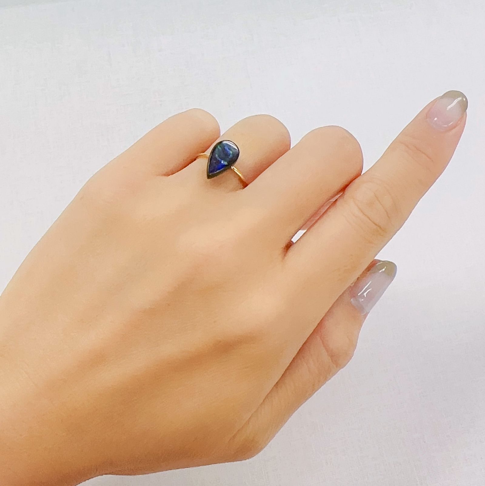 アンモライト トリプレット カナダ産 2.37ct[230823113]12x6.9mm前後