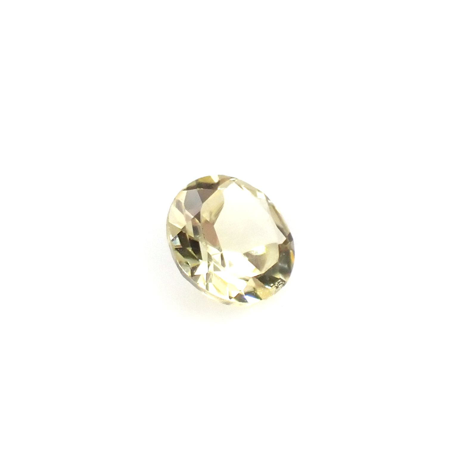 イエローダンビュライト タンザニア産 0.33ct[240125459]4.5x4.5mm前後