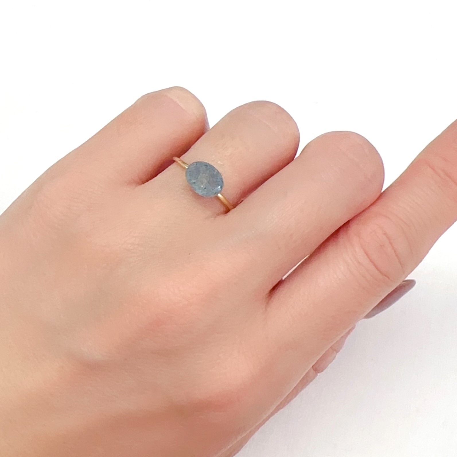 ラズライトインクォーツ アフガニスタン産 1.15ct[240125845]8.2x6.2mm前後