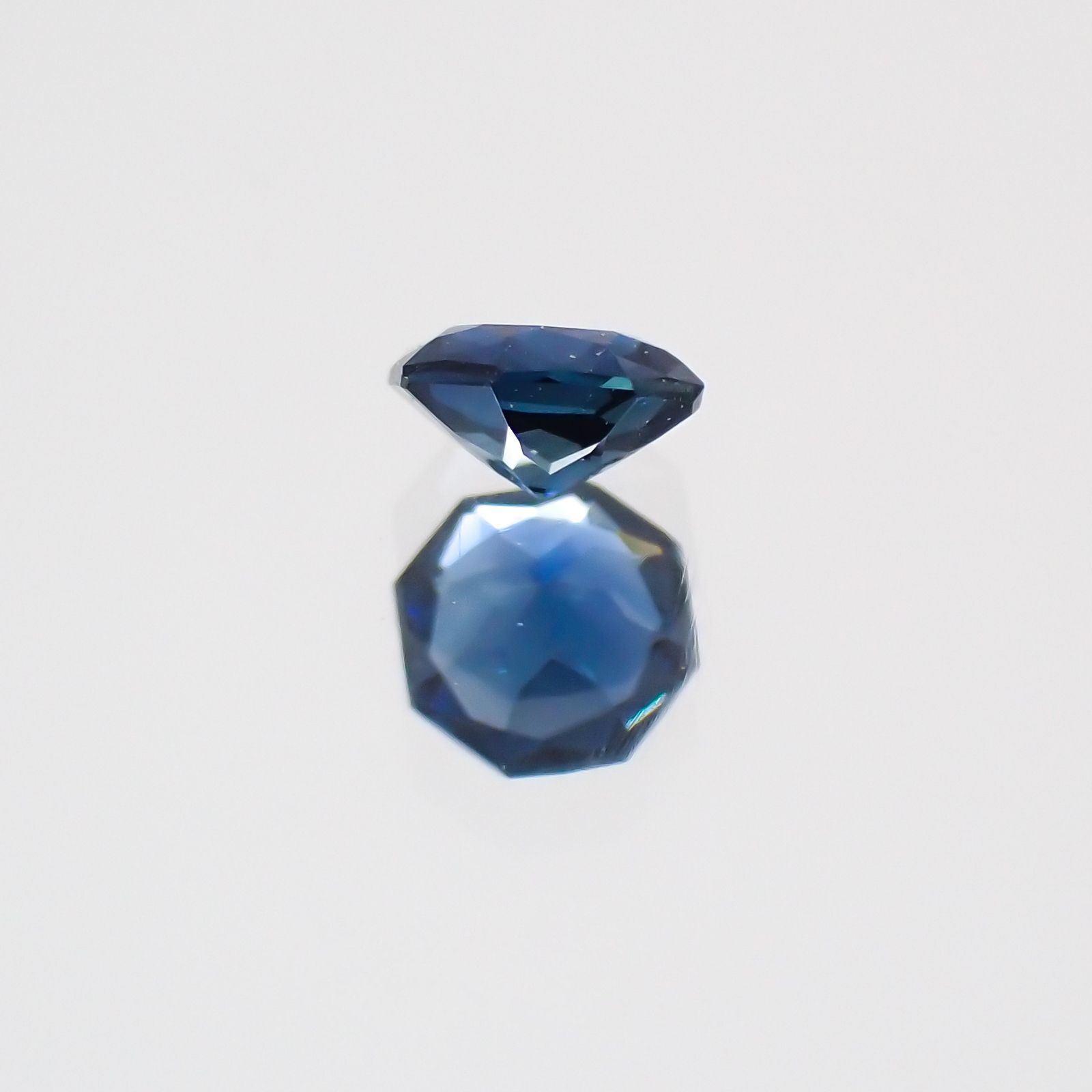 ◇オクタゴンカット◇サファイアSA(宝石名サファイア) マダガスカル産 0.14ct 識別済[21049064]3.2×3.1mm前後