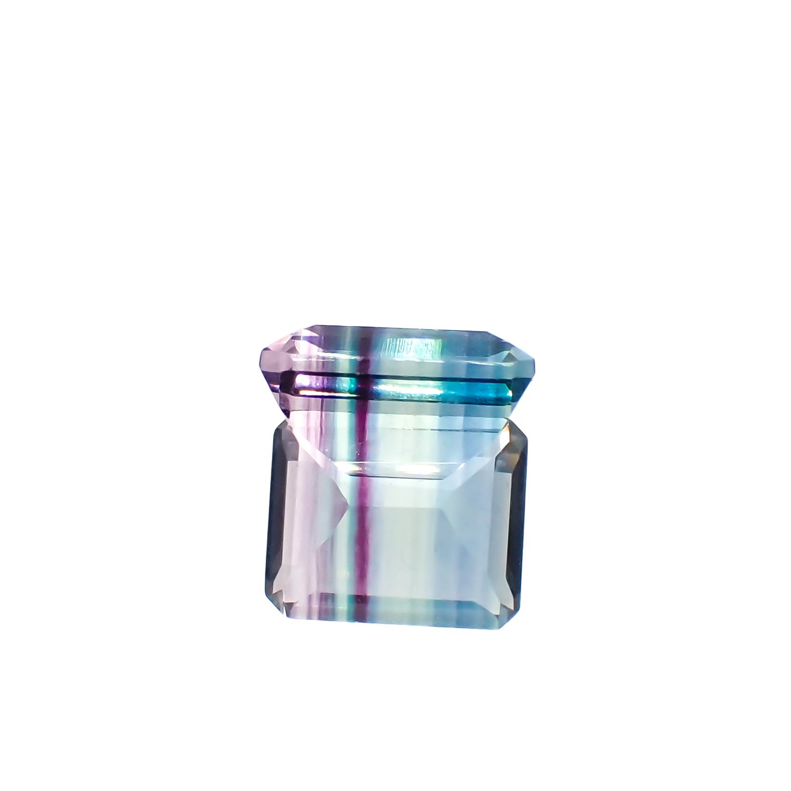 パーティカラーフローライト フルオレッセンス ブラジル産 5.35ct[230823273]10.9x9mm前後
