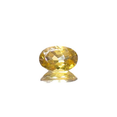 イエロージルコン スリランカ/カンボジア産 1.07ct[240728530]7.3x5mm前後