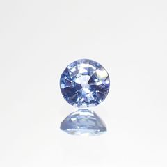 アイスブルーサファイア(宝石名サファイア)スリランカ/マダガスカル産 0.43ct 識別済[220515963]4.4x4.4mm前後