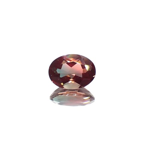 バイカラーアンデシン モンゴル産 1.10ct[230421496]8x6mm前後