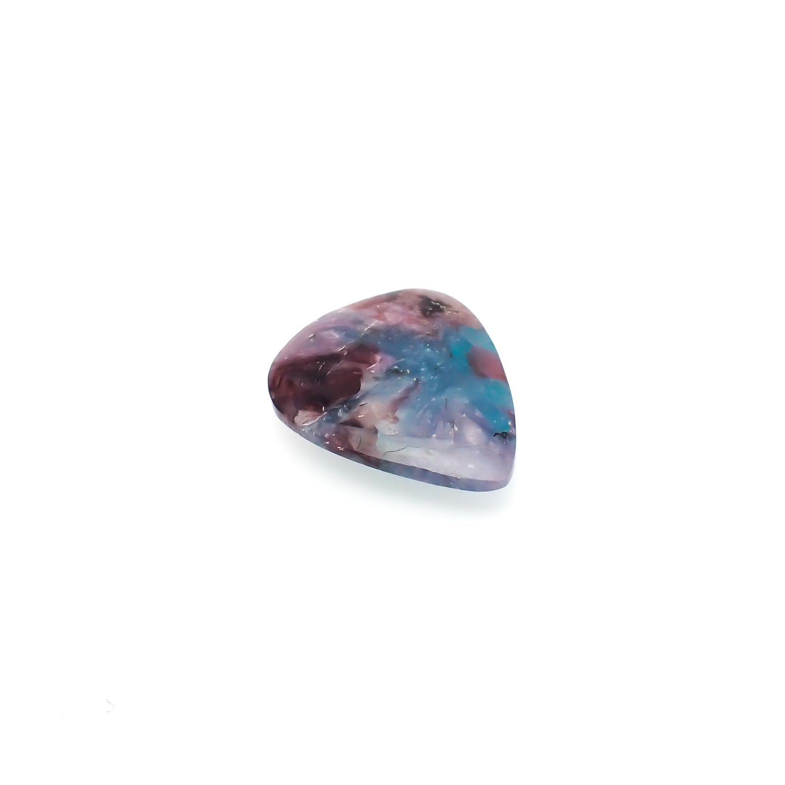 ◇リバーシブル・ペアセット◇バイカラーパライバトルマリンインクォーツ ブラジル産 14.37ct(2pcs合計)[231224452]17.8-18.0x14.2-14.4mm前後