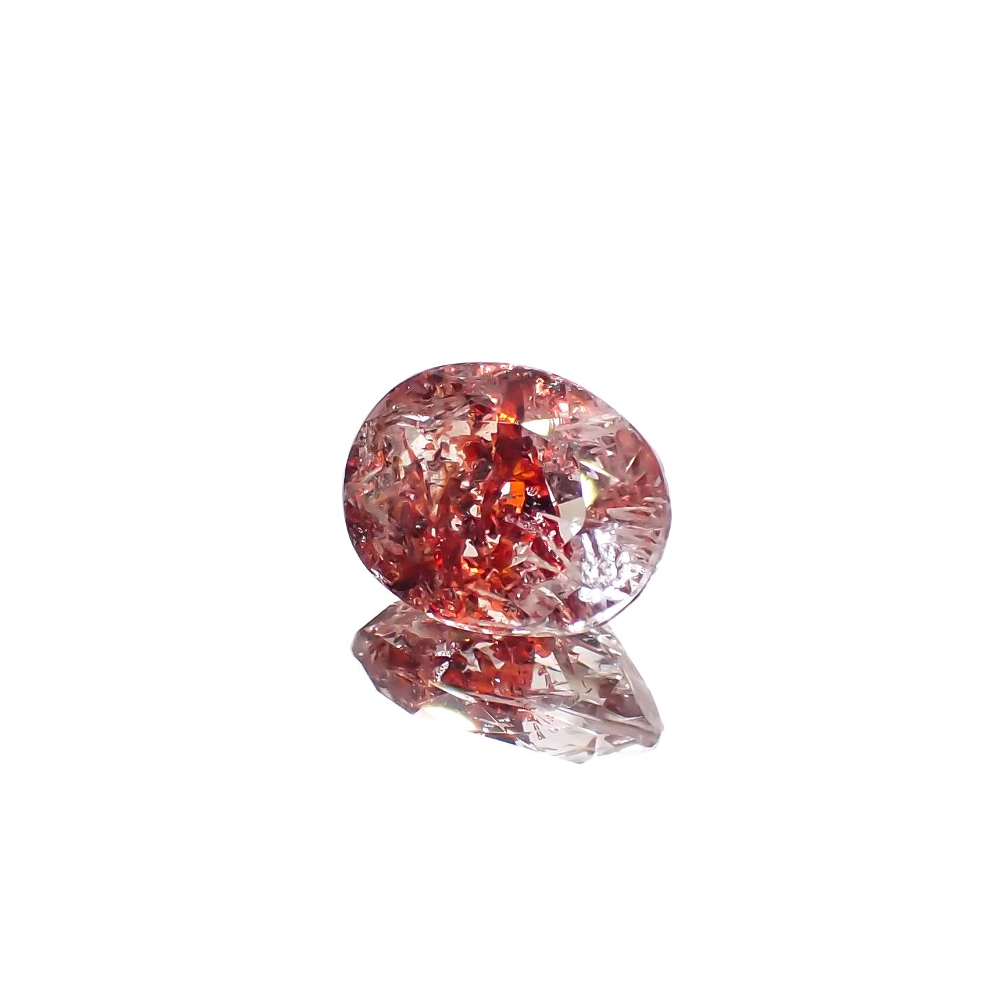 ファイヤークォーツ ナイジェリア産 1.72ct[230421747]9x7.1mm前後
