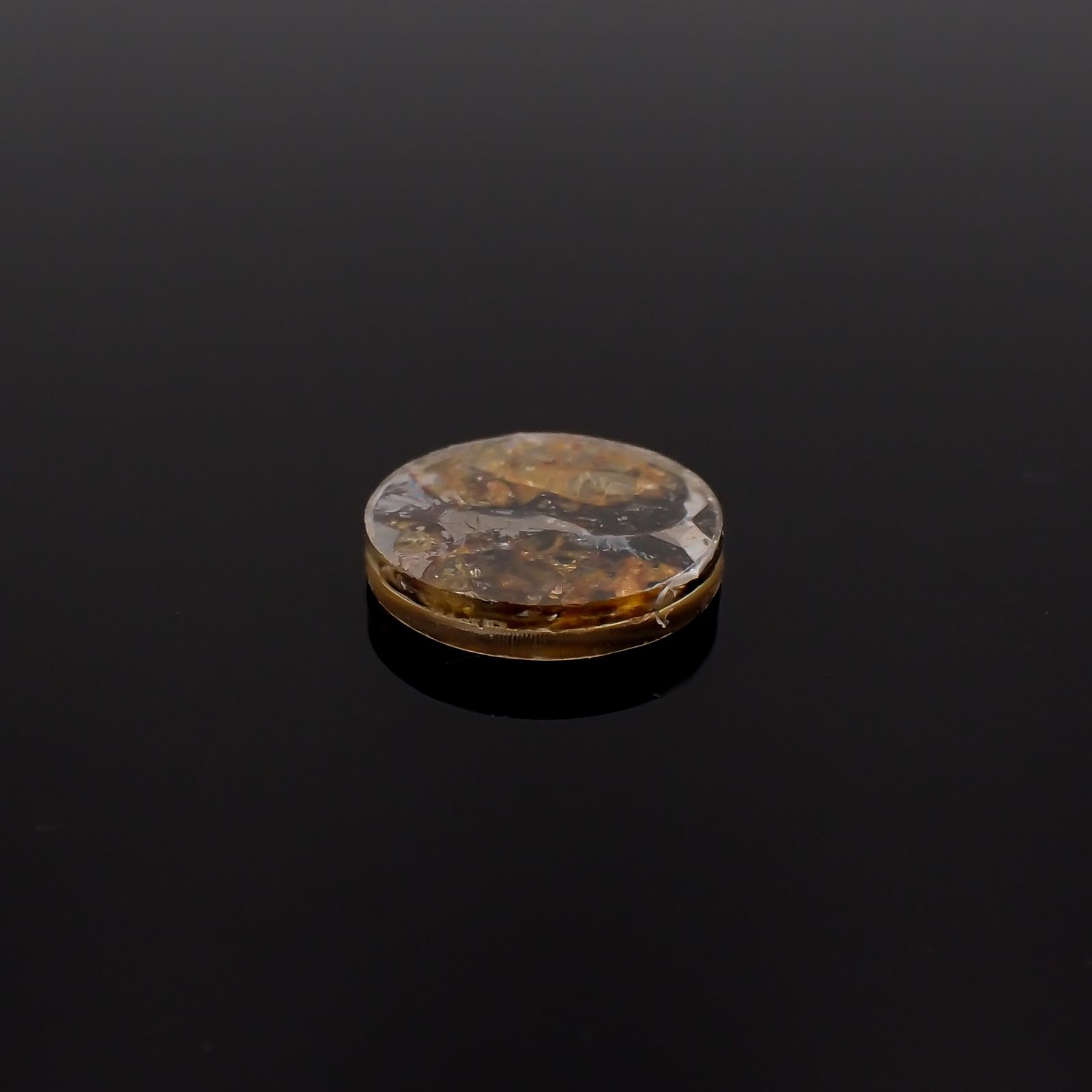 パラサイト隕石Sericho トリプレット 発見地：ケニア 3.04ct[231023670]12x12.1mm前後