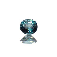 ブルートルマリン(宝石名トルマリン)アフガニスタン産 0.46ct 識別済[250115313]5.2x4.6mm前後