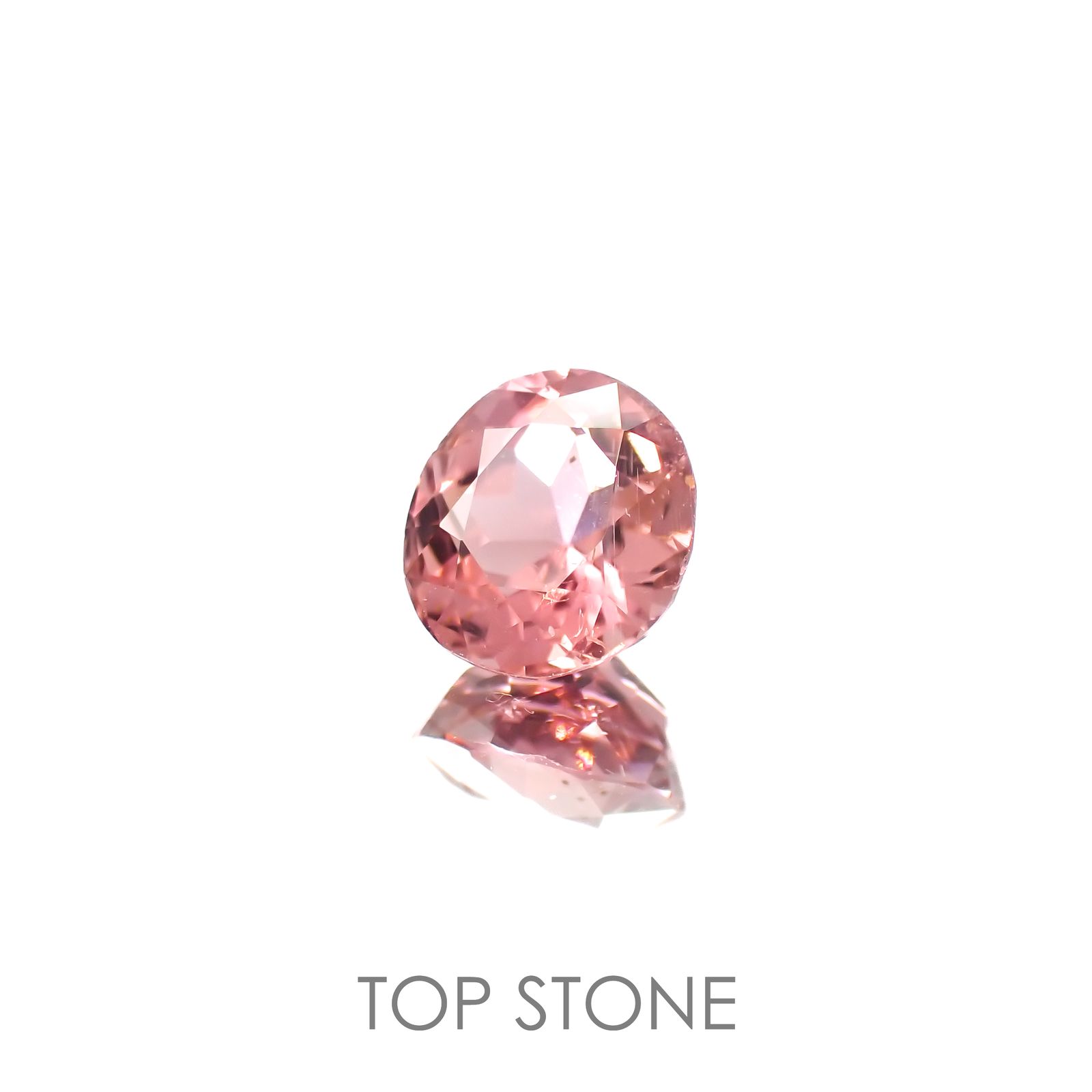 ローズピンクトルマリン(宝石名ピンク・トルマリン)ブラジル/アフリカ産 0.90ct 識別済[221018336]6.3x5.8mm前後