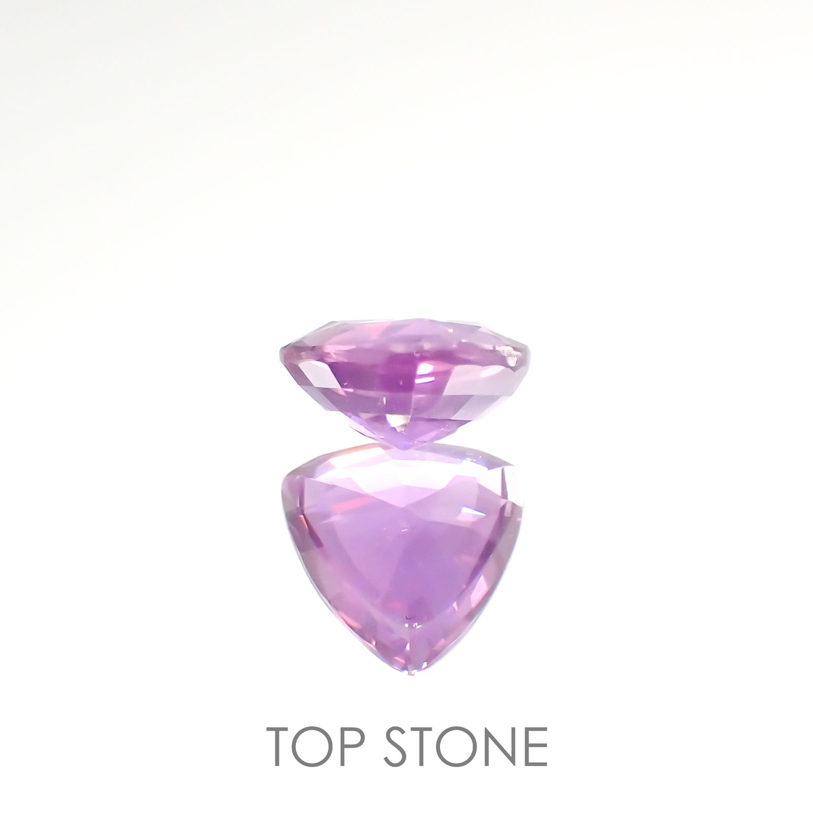 バイオレットサファイア(宝石名バイオレット・サファイア) マダガスカル/タンザニア産 1.334ct ソ付(彩珠)[210812482]6.7×6.9mm前後