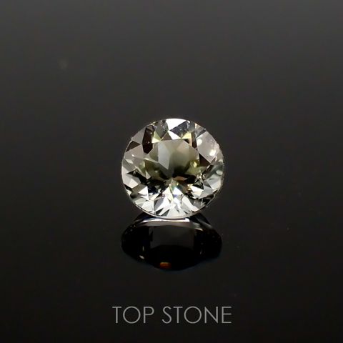 アクロアイト(宝石名トルマリン)ナイジェリア産 0.48ct 識別済[220616258]4.9x4.9mm前後