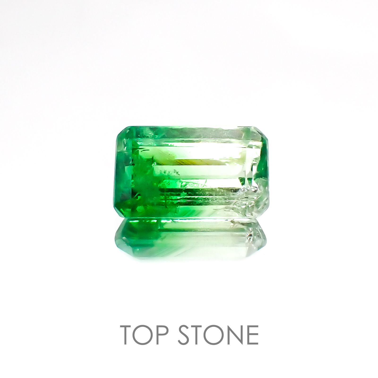バイカラーツァボライト タンザニア産 ルース 1.82ct[20128483]8.7×5.4mm前後