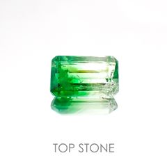 バイカラーツァボライト タンザニア産 ルース 1.82ct[20128483]8.7×5.4mm前後