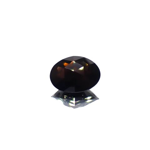 ◇カスタムローズカット◇モリオン チベット産 3.19ct[240427374]12.1x8.7mm前後