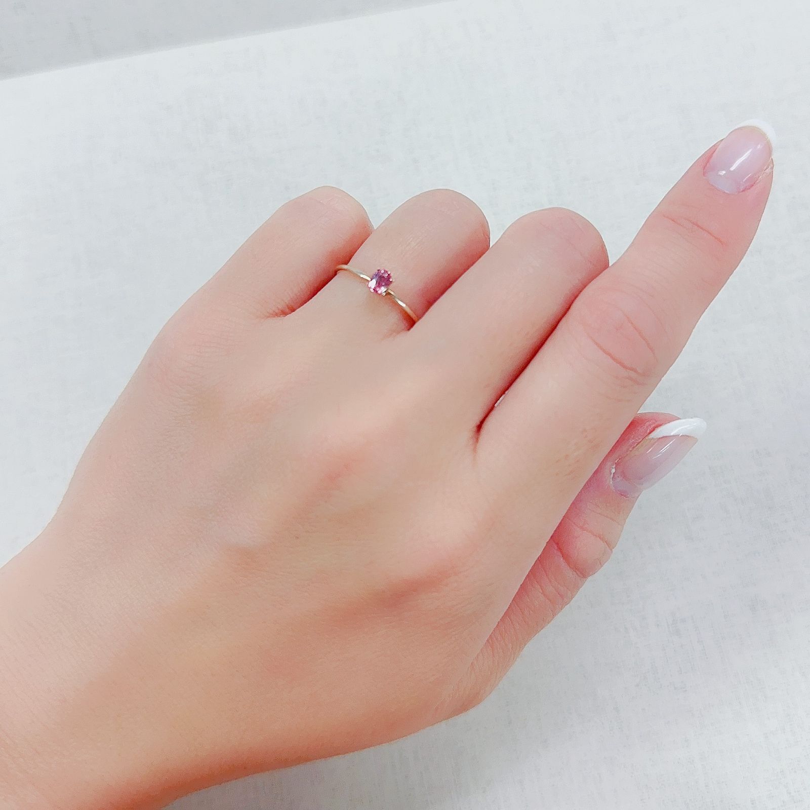 パパラチャサファイア 非加熱(宝石名サファイア/別名パパラチャ・サファイア)スリランカ産 0.27ct GIA鑑付[230521930]4.11x3.04mm前後