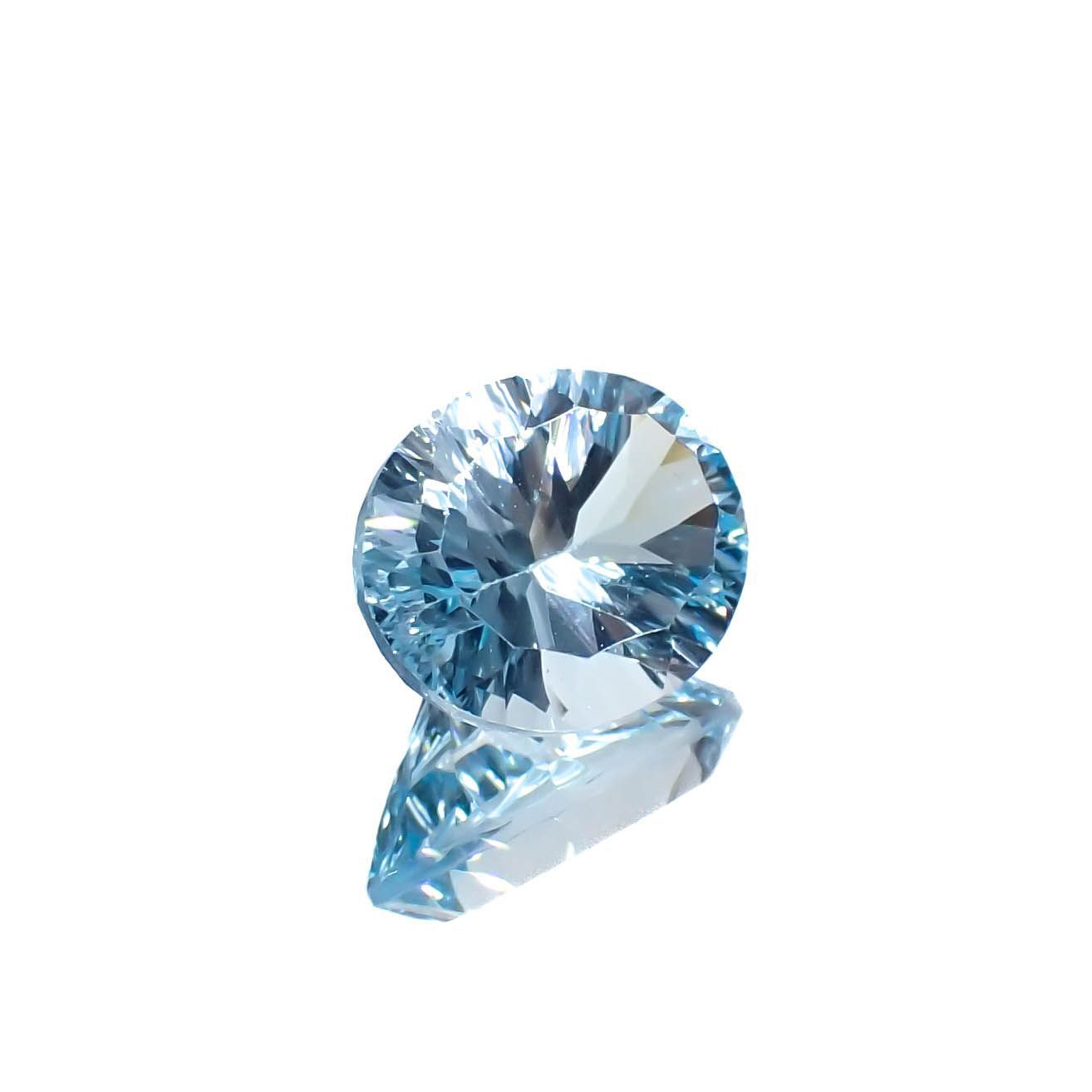 ブルートパーズ ブラジル産 3.03ct[221219352]10.1x7.9mm前後
