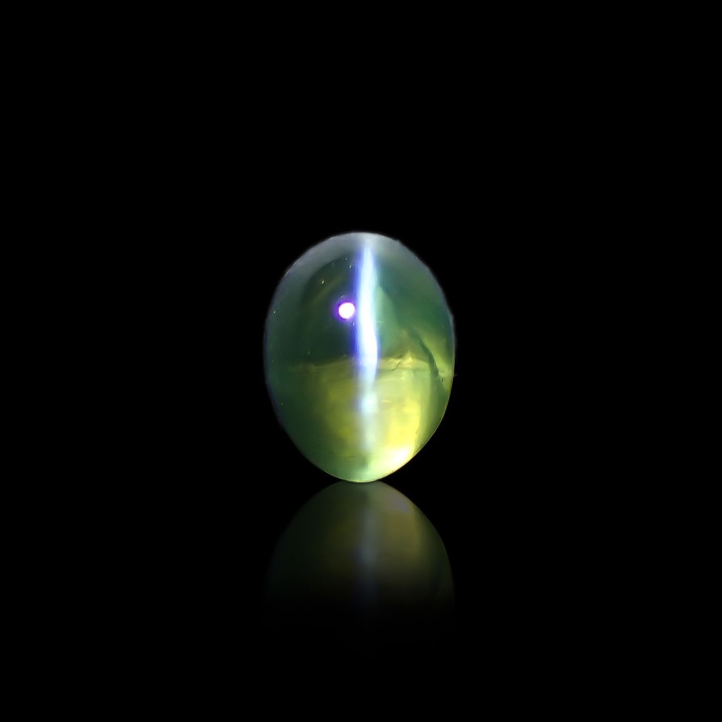 アレキサンドライトキャッツアイ インド産 0.29ct[220114068]3.9x3mm前後